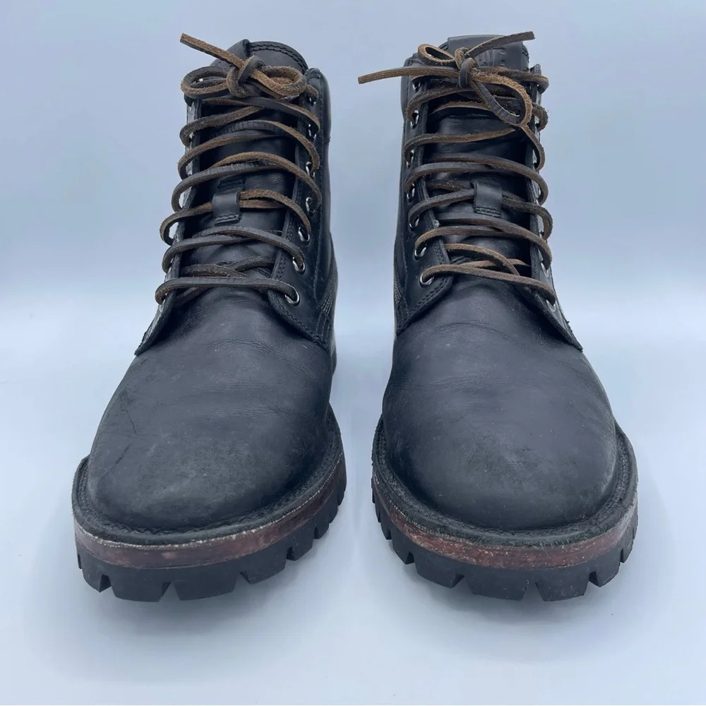 Frye Men’s Mid-Calf Boots Black 9 - Picture 3 of 16